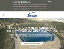 Tablet Screenshot of grupoalbaida.com